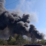 19.04.2020. Sitkówka-Nowiny. Pożar składowiska odpadów / Archiwum prywatne - TVP3 Kielce