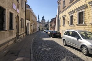 05.04.2020. Sandomierz. Puste ulice i parki / Grażyna Szlęzak-Wójcik / Radio Kielce