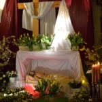 10.04.2020 Sandomierz. Grób Pański w kościele św. Pawła / Grażyna Szlęzak-Wójcik / Radio Kielce