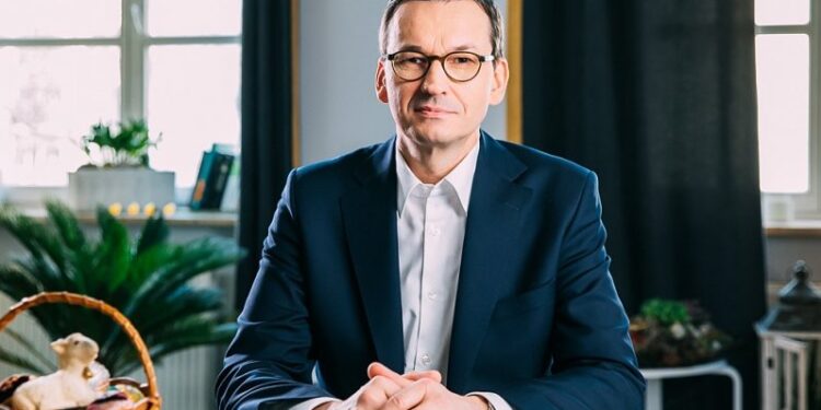 11.04.2020. Warszawa. Na zdjęciu: premier Mateusz Morawiecki / KPRM