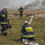 23.04.2020. Pożar w Biebrzańskim Parku Narodowym / Paweł Wądołowski / Radio Białystok