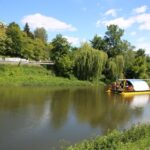 29.05.2020 Sandomierz. Tratwa  „Pielgrzym” w Sandomierzu / Ks.Tomasz Lis