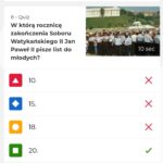 Pytania do konkursu "100 lat Ojcze Święty!" / mat. organizatora