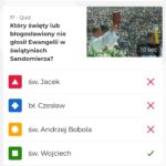 Pytania do konkursu "100 lat Ojcze Święty!" / mat. organizatora