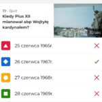 Pytania do konkursu "100 lat Ojcze Święty!" / mat. organizatora