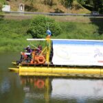 29.05.2020 Sandomierz. Tratwa  „Pielgrzym” w Sandomierzu / Ks.Tomasz Lis