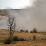 23.04.2020. Pożar w Biebrzańskim Parku Narodowym / Paweł Wądołowski / Radio Białystok