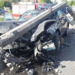 20.05.2020. Starachowice. Wypadek na Rondzie Solidarności / PSP Starachowice