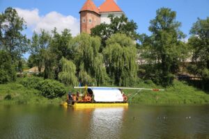 29.05.2020 Sandomierz. Tratwa „Pielgrzym” w Sandomierzu / Ks.Tomasz Lis