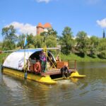 29.05.2020 Sandomierz. Tratwa  „Pielgrzym” w Sandomierzu / Ks.Tomasz Lis