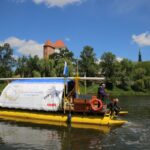 29.05.2020 Sandomierz. Tratwa  „Pielgrzym” w Sandomierzu / Ks.Tomasz Lis