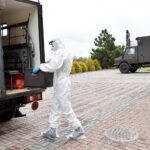 01.05.2020. Kurozwęki. 10. Świętokrzyska Brygada Obrony Terytorialnej wspiera personel medyczny i sanitarny w walce z epidemią koronawirusa / Zespół Prasowy 10. Świętokrzyskiej Brygady Obrony Terytorialnej