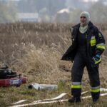 23.04.2020. Pożar w Biebrzańskim Parku Narodowym / Paweł Wądołowski / Radio Białystok