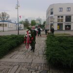 03.05.2020. Jędrzejów. Obchody rocznicy uchwalenia Konstytucji 3 Maja. Na zdjęciu: Marek Bogusławski - wicemarszałek województwa świętokrzyskiego / Ewa Pociejowska-Gawęda / Radio Kielce