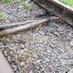 15.05.2020. Skowronno Górne koło Pińczowa. Torowisko i mostek na linii Pińczów-Umianowice / Marta Gajda