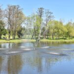 08.05.2020. Końskie. Fontanna / Magdalena Galas-Klusek / Radio Kielce