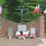 17.05.2020 Skarżysko-Kamienna. Msza święta w 76. rocznicę poświęcenia wojennego cmentarza partyzanckiego Armii Krajowej pododdziału Morwa / Anna Głąb / Radio Kielce