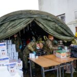 07.05.2020. Sandomierz. Terytorialsi pomogli potrzebującym w gminie Łoniów / Urząd Gminy Łoniów