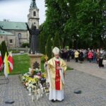 18.05.2020. Jędrzejów. Uroczystości w setną rocznicę urodzin Jana Pawła II / Ewa Pociejowska-Gawęda / Radio Kielce