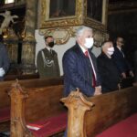 03.05.2020. Sandomierz.  Obchody rocznicy uchwalenia Konstytucji 3 Maja / Grażyna Szlęzak-Wójcik / Radio Kielce