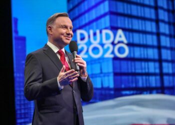 01.05.2020. Konwencja wyborcza prezydenta RP Andrzeja Dudy / #DUDA2020 / twitter