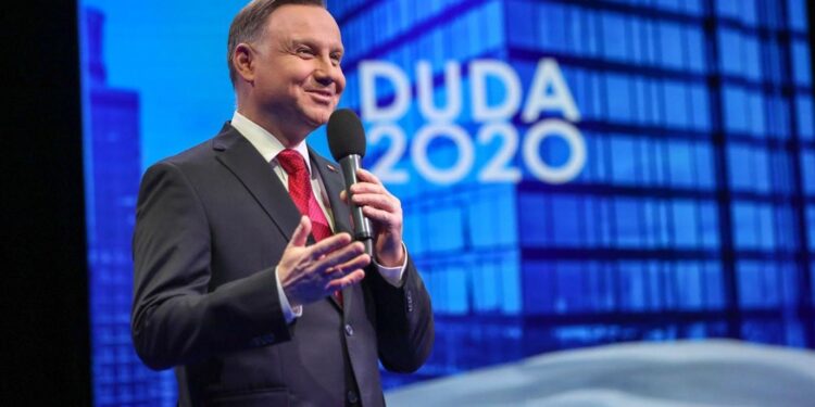 01.05.2020. Konwencja wyborcza prezydenta RP Andrzeja Dudy / #DUDA2020 / twitter