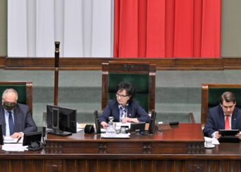 Na zdjęciu (w środku): Elżbieta Witek, marszałek Sejmu / Łukasz Błasikiewicz / Kancelaria Sejmu