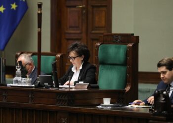 12.05.2020. Warszawa. Obrady Sejmu RP. Na zdjęciu: Elżbieta Witek - marszałek Sejmu / Sejm RP / twitter