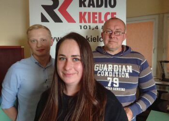 Spodziewany Gość. Od lewej Paweł Krzyżanowski, Diana Borkowska-Baranowska i Artur Spytkowski / Anna Głąb / Radio Kielce