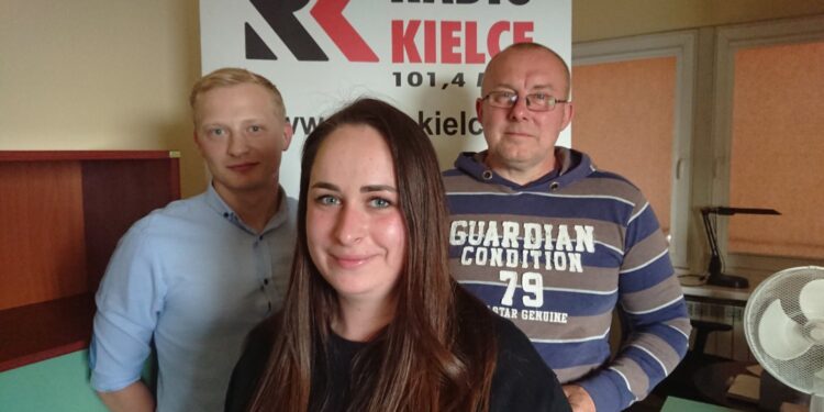 Spodziewany Gość. Od lewej Paweł Krzyżanowski, Diana Borkowska-Baranowska i Artur Spytkowski / Anna Głąb / Radio Kielce