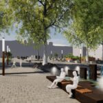 Wizualizacja Placu Tadeusza Kościuszki w Małogoszczu. Koncepcja Huberta Grabowskiego i Grzegorza Szczepańskiego / H. Grabowski, G. Szczepanski