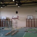 30.05.2020 Starachowice. Remont hali sportowej przy ZSZ 3 / Facebook / ZSZ 3