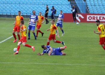 31.05.2020 Płock. Mecz Wisła Płock - Korona Kielce / Krzysztof Bujnowicz / Radio Kielce