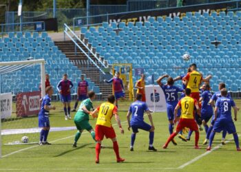 31.05.2020 Płock. Mecz Wisła Płock - Korona Kielce / Krzysztof Bujnowicz / Radio Kielce