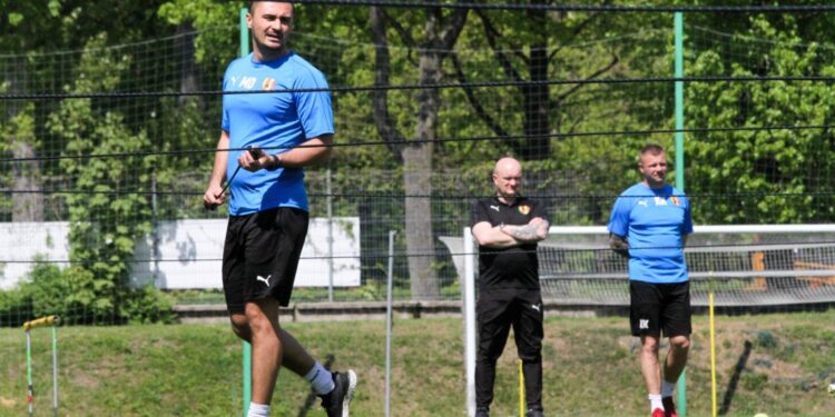 11.05.2020. Kielce. Trening Korony Kielce w pełnym składzie / Korona Kielce