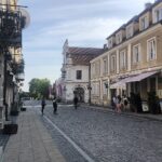 09.05.2020. Sandomierz. Turyści zwiedzają starówkę / Grażyna Szlęzak-Wójcik / Radio Kielce