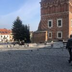 09.05.2020. Sandomierz. Turyści zwiedzają starówkę / Grażyna Szlęzak-Wójcik / Radio Kielce