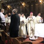 10.05.2020. Sandomierz. Msza święta w intencji strażaków i pracowników służby pożarniczej / Grażyna Szlęzak-Wójcik / Radio Kielce