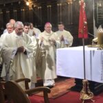 10.05.2020. Sandomierz. Msza święta w intencji strażaków i pracowników służby pożarniczej / Grażyna Szlęzak-Wójcik / Radio Kielce