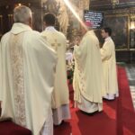 10.05.2020. Sandomierz. Msza święta w intencji strażaków i pracowników służby pożarniczej / Grażyna Szlęzak-Wójcik / Radio Kielce