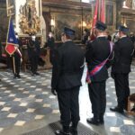 10.05.2020. Sandomierz. Msza święta w intencji strażaków i pracowników służby pożarniczej / Grażyna Szlęzak-Wójcik / Radio Kielce