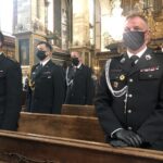 10.05.2020. Sandomierz. Msza święta w intencji strażaków i pracowników służby pożarniczej / Grażyna Szlęzak-Wójcik / Radio Kielce