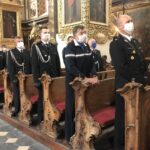 10.05.2020. Sandomierz. Msza święta w intencji strażaków i pracowników służby pożarniczej / Grażyna Szlęzak-Wójcik / Radio Kielce