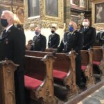 10.05.2020. Sandomierz. Msza święta w intencji strażaków i pracowników służby pożarniczej / Grażyna Szlęzak-Wójcik / Radio Kielce