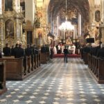 10.05.2020. Sandomierz. Msza święta w intencji strażaków i pracowników służby pożarniczej / Grażyna Szlęzak-Wójcik / Radio Kielce