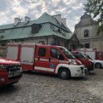 10.05.2020. Sandomierz. Msza święta w intencji strażaków i pracowników służby pożarniczej / Grażyna Szlęzak-Wójcik / Radio Kielce