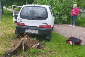 26.05.2020. Kielce. Kolizja przy ul. Warszawskiej / Piotr Kwaśniewski / Radio Kielce