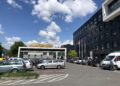 28.05.2020 Sandomierz. Parking przed starostwem i marketem przy ulicy Mickiewicza / Grażyna Szlęzak-Wójcik / Radio Kielce