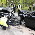 12.05.2020 Wypadek koło Brzechowa, gmina Daleszyce / Jarosław Kubalski / Radio Kielce