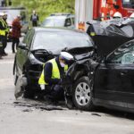 12.05.2020 Wypadek koło Brzechowa, gmina Daleszyce / Jarosław Kubalski / Radio Kielce